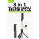 BAVIN Bežični selfi tripod štap, crna - 90408-1