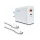 BAVIN Bavitel punjač 120W Usb A+ Type C + kabl Type C/Type C, bela - 92008