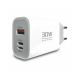 BAVIN Bavitel punjač 30W Usb A/Type C/IOS + kabl Type C/Lightning, bela - 92001
