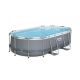 BESTWAY Bazen sa metalnim okvirom, merdevinama i filter pumpom 427x250x100cm Power steel - 3945