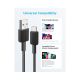 ANKER 322 USB tip-A na USB tip-C kabl M/M 0.9m, 18W, pleteni, crni - EP3195688