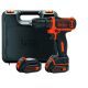 BLACK & DECKER Aku bušilica - odvijač 10.8V 2 X 1,5 Ah BDCDD12KB u koferu - BDCDD12KB