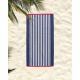 DEKOR DOM Plažni peškir 86x170cm Beach master Lines Beach Blue - 023850