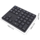 Bezicna numericka tastatura BT-K35 crna - 616794