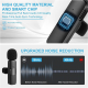 Bezicni mikrofon Lavalier za mobilni telefon K9 iPhone Lightning - 617523