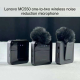 Bezicni mikrofoni Lavalier LENOVO MC550 2u1 za mobilni telefon crni - 615510