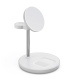 Bezicni punjač 3u1 Magsafe za Apple Watch, iPhone i AirPods 15W beli - 608533