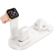 Bezicni punjač 4u1 za Apple Watch, Airpods i 2x iPhone beli - 039240