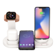 Bezicni punjač 4u1 za Apple Watch, Airpods i 2x iPhone beli - 039240