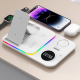 Bezicni punjač 5u1 Magsafe RGB A82 30W beli - 602365
