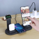 Bezicni punjač B-07 6u1 za iPhone,Airpods,Apple Watch 15W crni - 058953