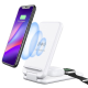 Bezicni punjač B-13 3u1 za iPhone,Airpods,Apple Watch 15W beli - 058950