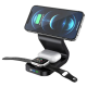 Bezicni punjač B-16 3u1 Magsafe za iPhone,Airpods,Apple Watch 15W crni - 058949