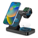 Bezicni punjač B-18 4u1 za 2x iPhone,Airpods,Apple Watch 15W crni - 058951