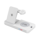 Bezicni punjač B-19 4u1 za 2x iPhone,Airpods,Apple Watch 15W beli - 603586