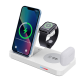 Bezicni punjač B-19 4u1 za 2x iPhone,Airpods,Apple Watch 15W beli - 603586