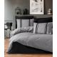 DEKOR DOM Posteljina CB Ranforce double Plain Line Bitter gri/siyah - 038249