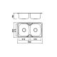 Boloco Inox ugradna sudopera ø90 76×46cm BL 813 - BL-813