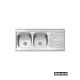 Boloco Inox nasadna sudopera ø60 120×60cm BL 853 - 12359-1-1