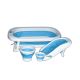 BBO Sklopivi set za kupanje bebe BL-BT338T, plava - BL-BT338TBLUE