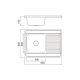 Boloco Inox nasadna sudopera ø90 80x60cm BL 864 - BL-864