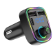 Bluetooth FM LED Transmiter C2 USBx2+PD crni - 607315