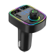 Bluetooth FM LED Transmiter C2 USBx2+PD crni - 607315