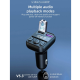 Bluetooth FM LED Transmiter C44 5V/ 3.1A crni - 612002