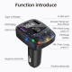Bluetooth FM LED Transmiter C57 crni - 614210