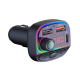 Bluetooth FM RGB Transmiter C14 QC3.0+PD crni - 600232