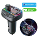 Bluetooth FM RGB Transmiter C14 QC3.0+PD crni - 600232