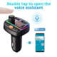 Bluetooth FM RGB Transmiter C15 3.1A+Type-C crni - 614524