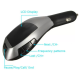 Bluetooth FM Transmiter X5 sivi - 610753