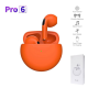 Bluetooth slušalice AirPhones Pro 6 HQ narandzaste - 612073