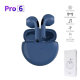 Bluetooth slušalice AirPhones Pro 6 HQ tamno plave - 612074