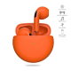 Bluetooth slusalice Airpods T-phox Pro narandzaste HQ - 217319