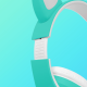 Bluetooth slusalice Cat Ear JST-28 mint - 216295-1
