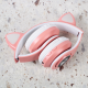 Bluetooth slusalice Cat Ear svetlo roze - 206527-1