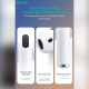 Bluetooth slusalice Coteci MS-020 bele - 222494