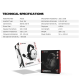 Bluetooth slušalice Fantech HG30 Carbon 7.1 crne - G221878