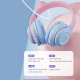 Bluetooth slušalice LED roze - 605957
