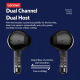 Bluetooth slušalice Lenovo LivePods LP12 crne - 056991