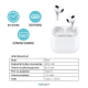 Bluetooth slušalice Pluginn Airbuds Plus bele - 221126