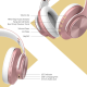 Bluetooth slusalice DOQAUS VOUGE 5 roze - 207841