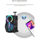 Bluetooth zvučnik karaoke set sa mikrofonom NDR-P08 crni - 605935