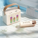 Bluetooth zvučnik karaoke set sa mikrofonom Q-2 beli - 606750