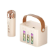 Bluetooth zvučnik karaoke set sa mikrofonom Q-2 beli - 606750