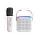 Bluetooth zvučnik karaoke set sa mikrofonom Y-1 beli - 606748