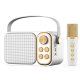 Bluetooth zvučnik karaoke set sa mikrofonom YS-103 beli - 060160-1