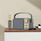 Bluetooth zvučnik karaoke set sa mikrofonom YS-103 crni - 060158-1